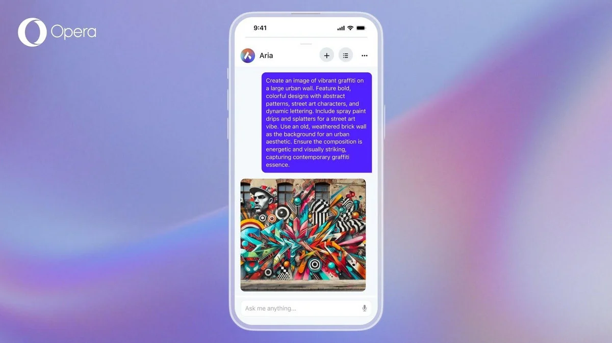 Nowa Opera na iOS z AI Aria