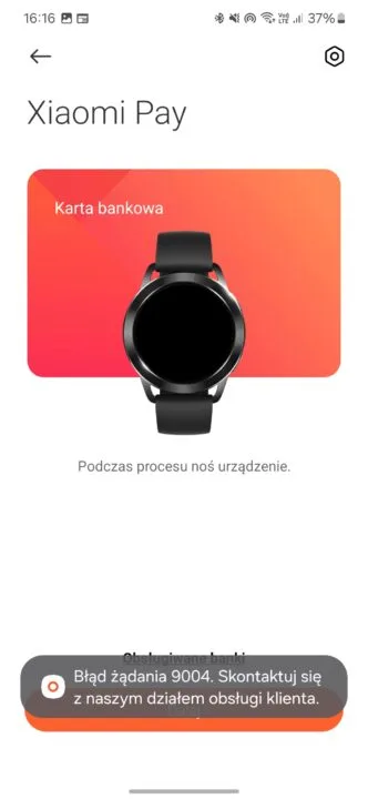 Funkcja Xiaomi Pay