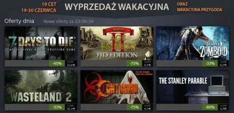 Wyprzedaż wakacyjna Steam – dzień 3