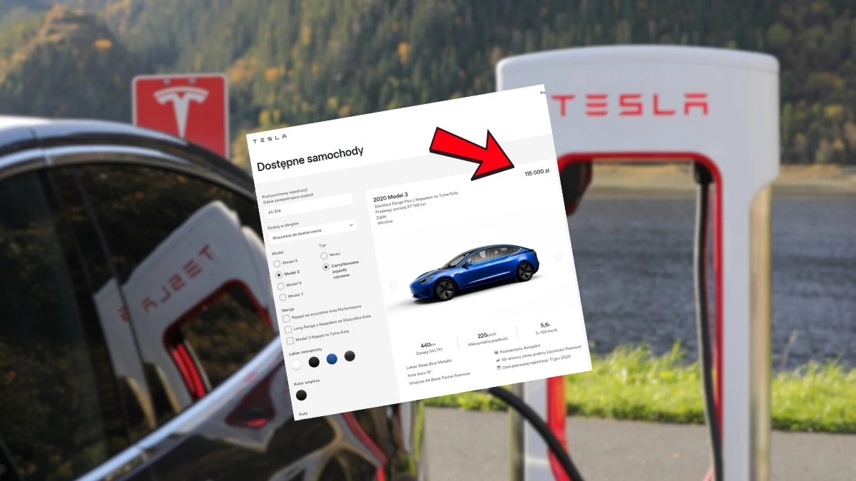 Tesla w Polsce od teraz sprzedaje tanie używane auta elektryczne