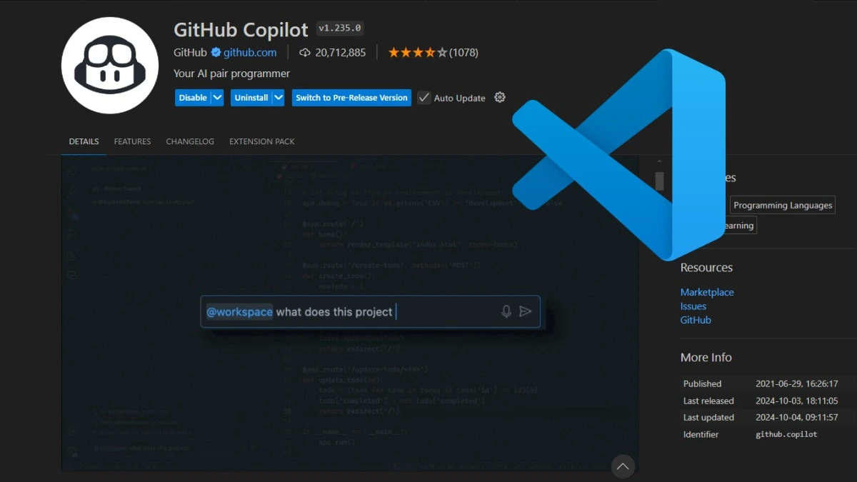 Visual Studio Code 1.94 – update z dużą ilością ulepszeń Copilota