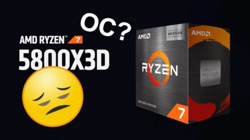 To już pewne. Procesor AMD Ryzen 7 5800X3D oficjalnie bez podkręcania