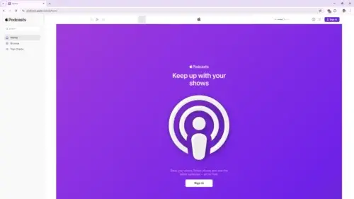 Apple Podcasts teraz dla każdego i to bez logowania