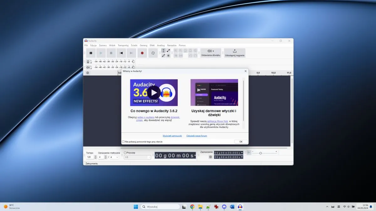 Audacity 3.6.2 z użyteczną nowością, ale w aktualizacji chodzi o coś innego