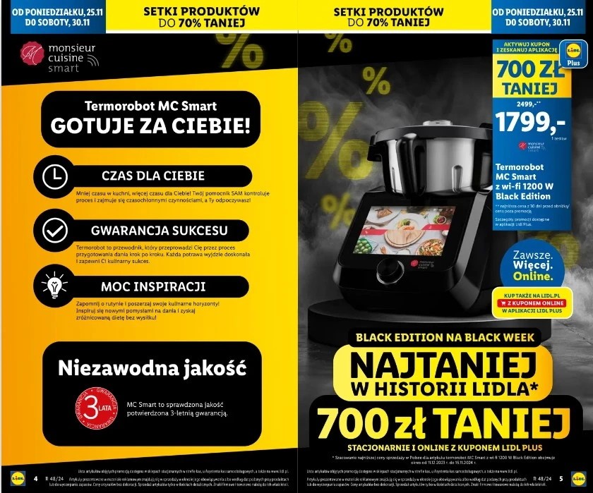 Black Friday w sklepach Lidl. Ta wyprzedaż przejdzie do historii