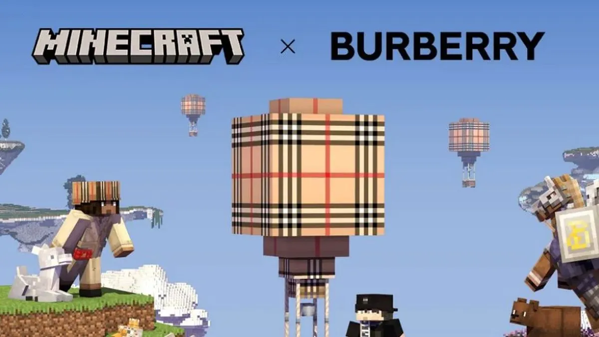 Minecraft x Burberry. Ubrania może nie piękne, ale przynajmniej drogie