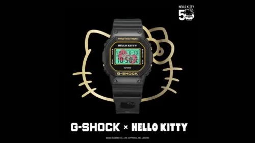 Kultowy Casio G-SHOCK DW-5600 teraz także w wersji Hello Kitty. Tego jeszcze nie było