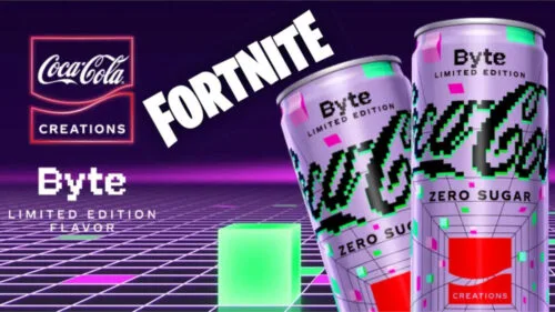 Jak smakuje piksel? Podobno jak nowa limitowana Coca-Cola Byte z Fortnite