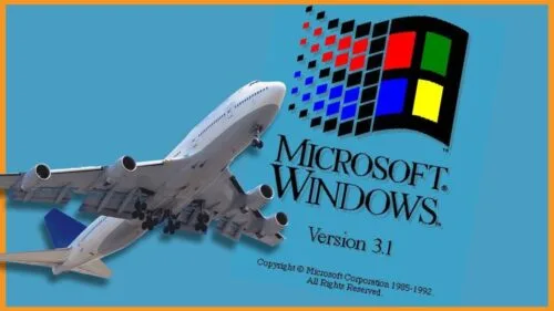 Ta linia lotnicza uniknęła awarii CrowdStrike. Uratował ją Windows 3.1 i Windows 95