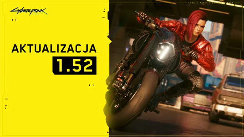 Cyberpunk 2077 z aktualizacją 1.52. Naprawia ona mnóstwo błędów