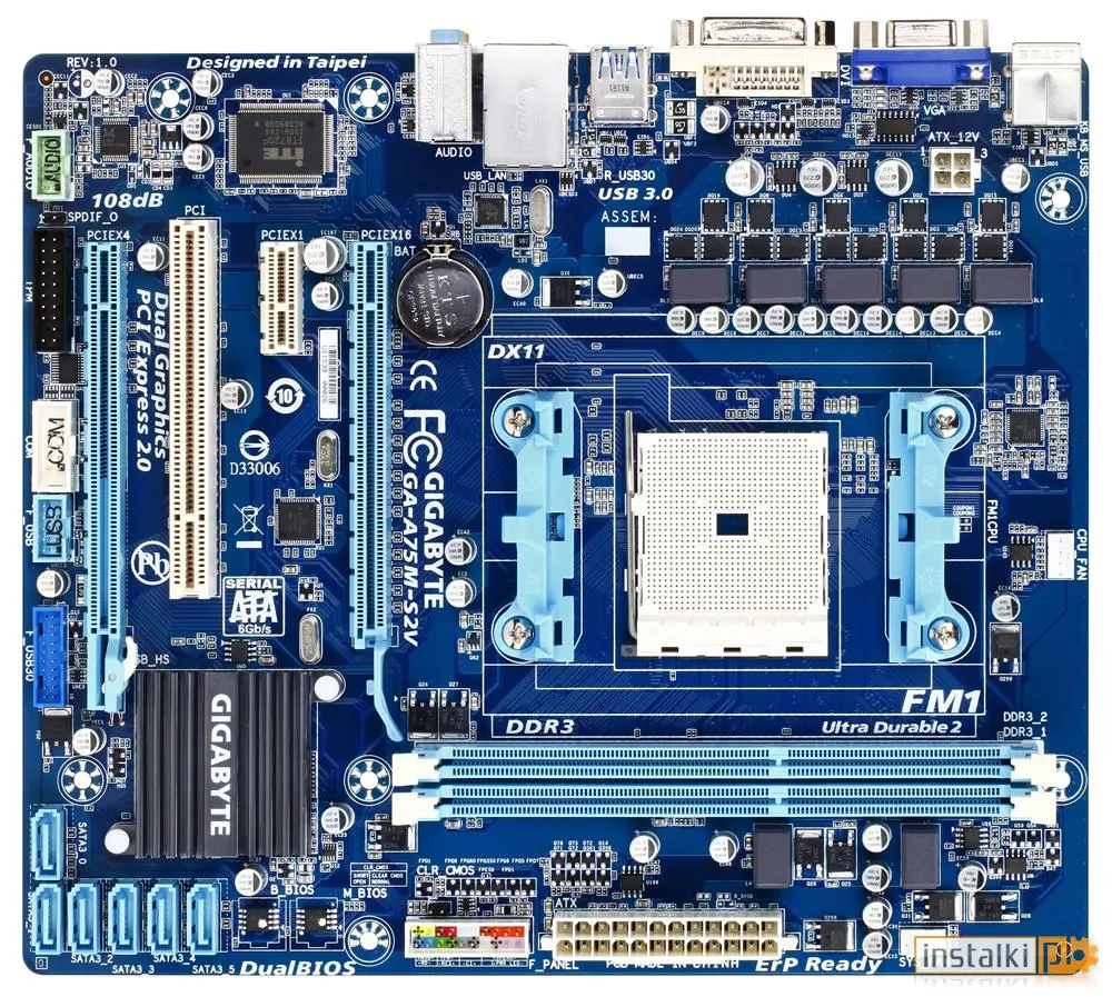 Gigabyte GA-A75M-S2V