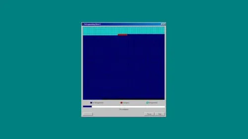 Ta strona przypomni Ci Windows 98 i dźwięki defragmentacji dysku