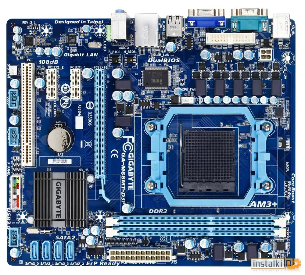 Gigabyte GA-M68MT-D3P