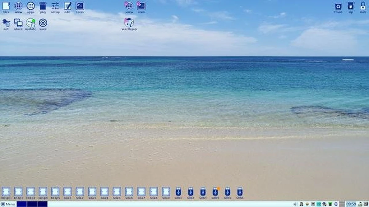 EasyOS 6.4 desktop