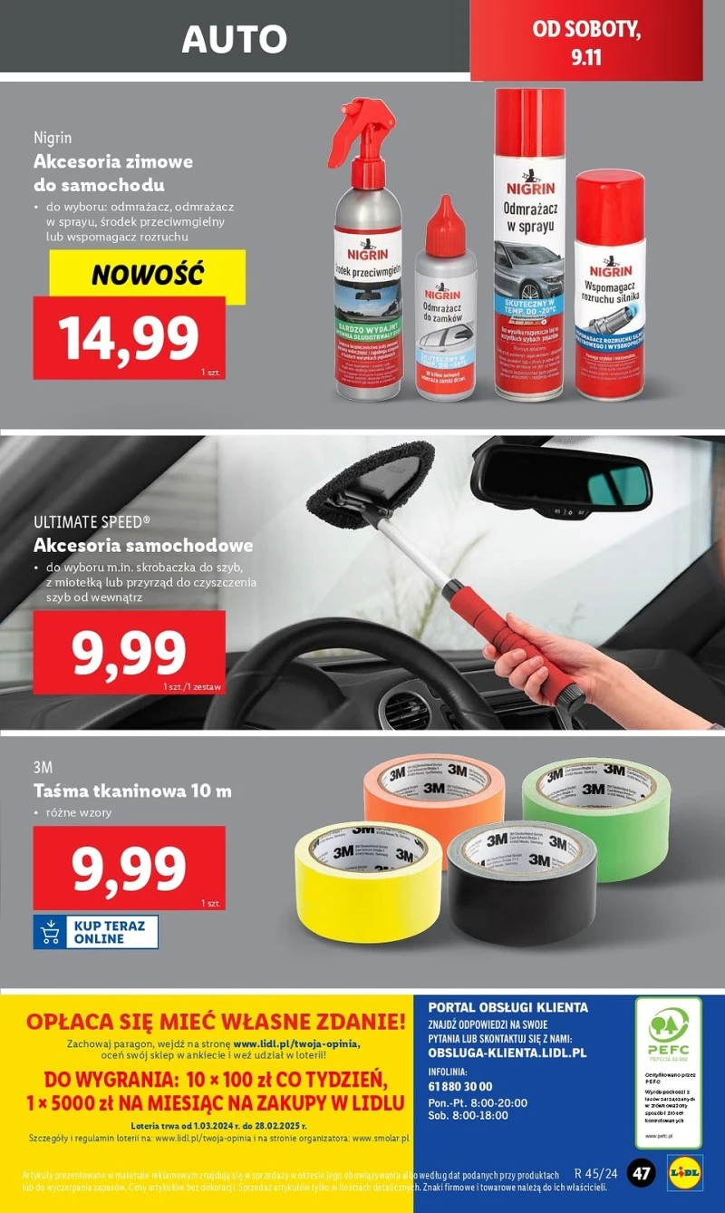 gadżety dla kierowców lidl