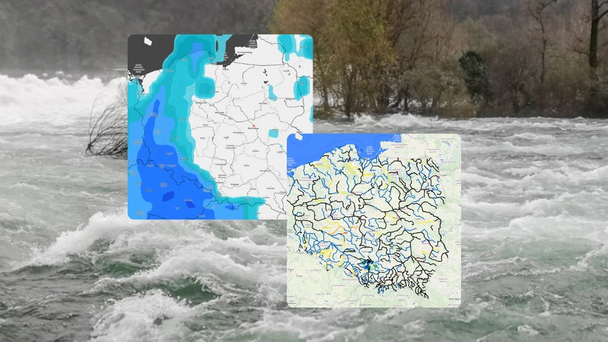 Gdzie sprawdzić stan wody w rzekach w Polsce i opady online?