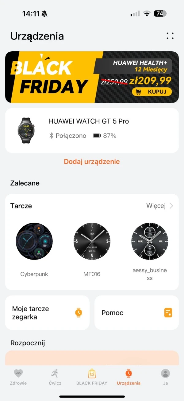 Huawei Zdrowie Europe