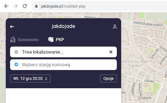 Bilety PKP w JakDojade