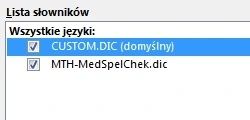 Word 2013: Dodawanie własnych słowników oraz modyfikowanie istniejących