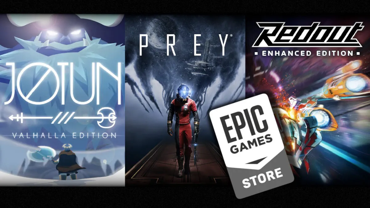 Epic Games miło zaskoczył dokładając trzecią grę. Jotun, Prey i Redout za darmo