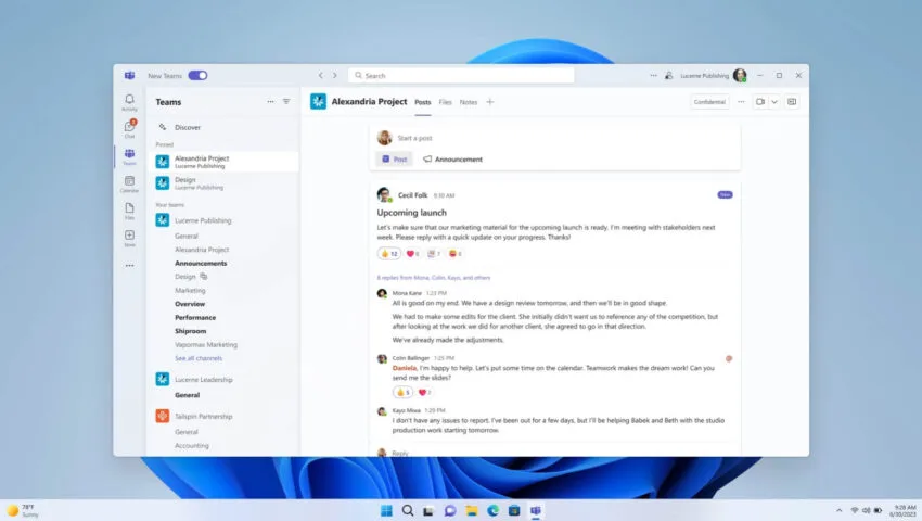 nowy Microsoft Teams