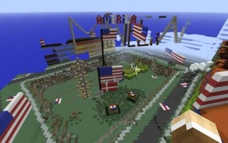 Dania najechana  i zniszczona przez USA… w Minecrafcie!