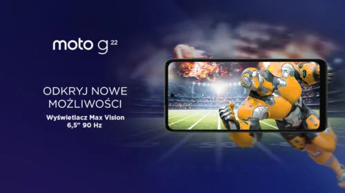 Motorola moto g22. Ekran Max Vision 90 Hz i aż 5 aparatów za 799 złotych