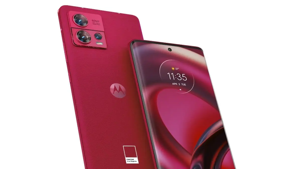 Debiutuje Motorola edge 30 fusion w kolorze Viva Magenta. Kupisz ją w Polsce z prezentem