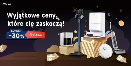 Black Friday z marką MOVA. Roboty sprzątające, odkurzacze i nie tylko w promocyjnych cenach