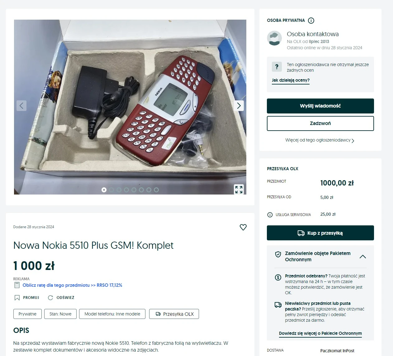 Nokia 5510 na OLX