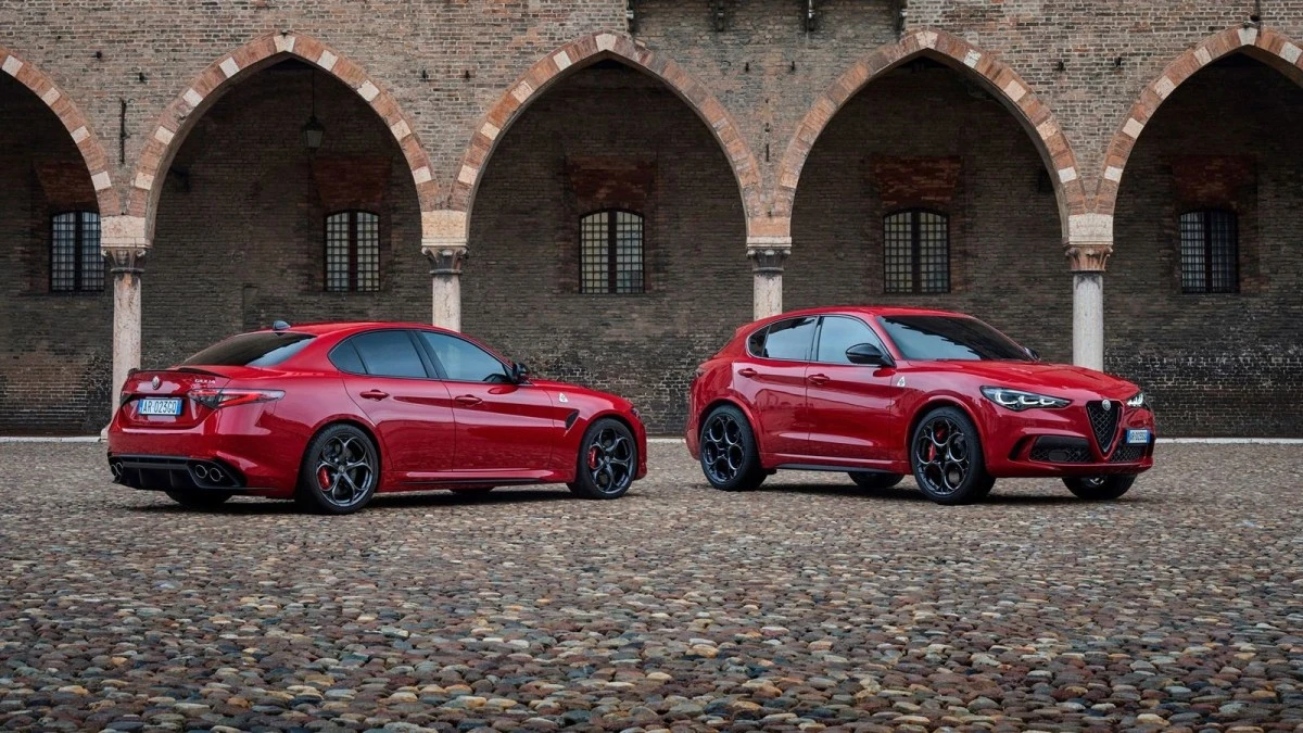 Obecna generacja Alfa Romeo Giulia i Stelvio w wersji Quadrifoglio