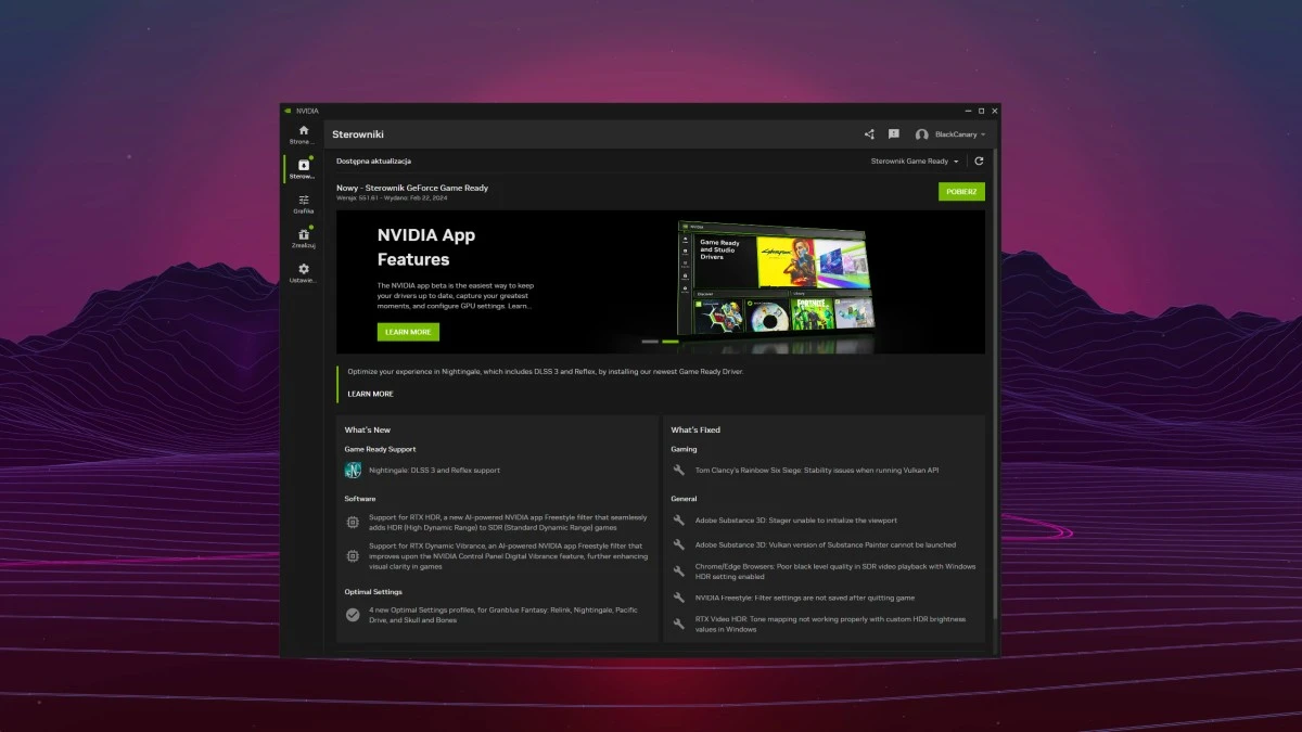 NVIDIA app