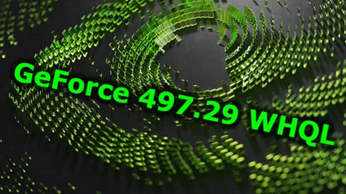 Macie grafikę Nvidii? Właśnie otrzymaliście nowe sterowniki GeForce 497.29 WHQL