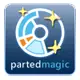 Parted Magic z Google Chrome