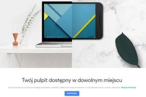 Google przenosi pulpit zdalny bezpośrednio do przeglądarki