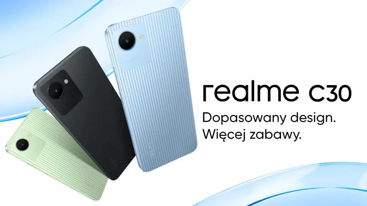 Smartfon realme C30 nie zrujnuje ci budżetu. Nowy niskopółkowiec poniżej 630 złotych