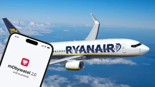 Ryanair utrudnia życie ludziom używającym aplikację mObywatel