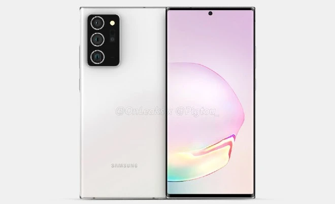 Samsung Galaxy Note 20+ pojawia się na renderach