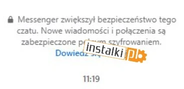 pełne szyfrowanie w Messenger