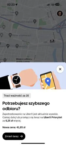 uberx priorytet