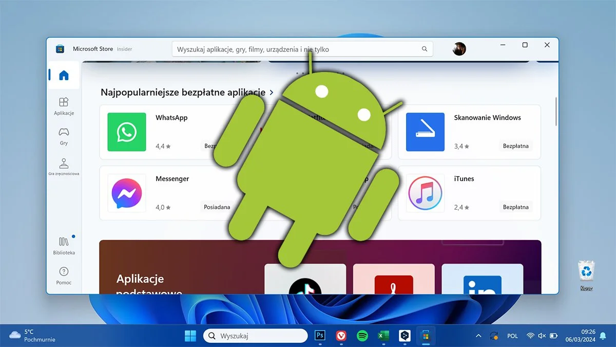 Windows 11 bez kluczowej funkcji. Nie uruchomisz apek z Androida