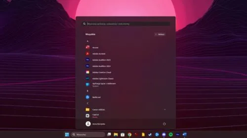 Windows 11 menu Start